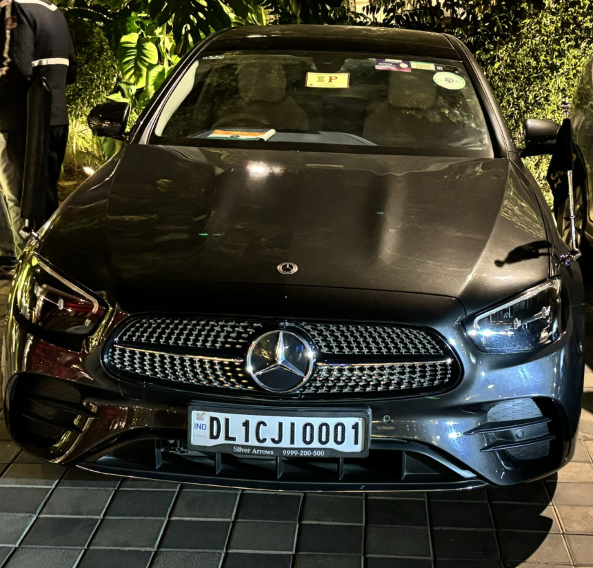 CJI DY Chandrachud's Mercedes Number Plate Goes Viral