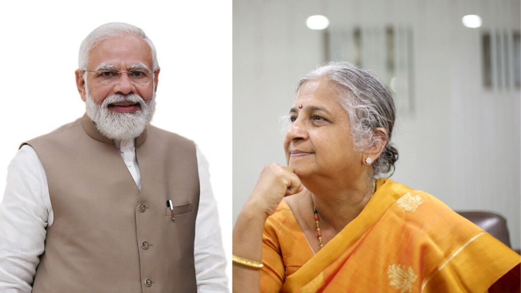 Sudha Murthy and Modi