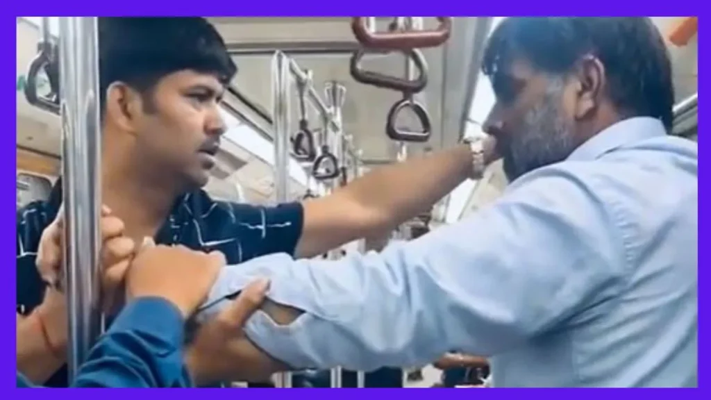 Delhi Metro Fight Scene