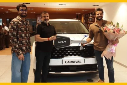 Suresh Raina Receives the First 2024 Kia Carnival