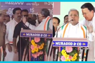 Karnataka CM tries to slap SP